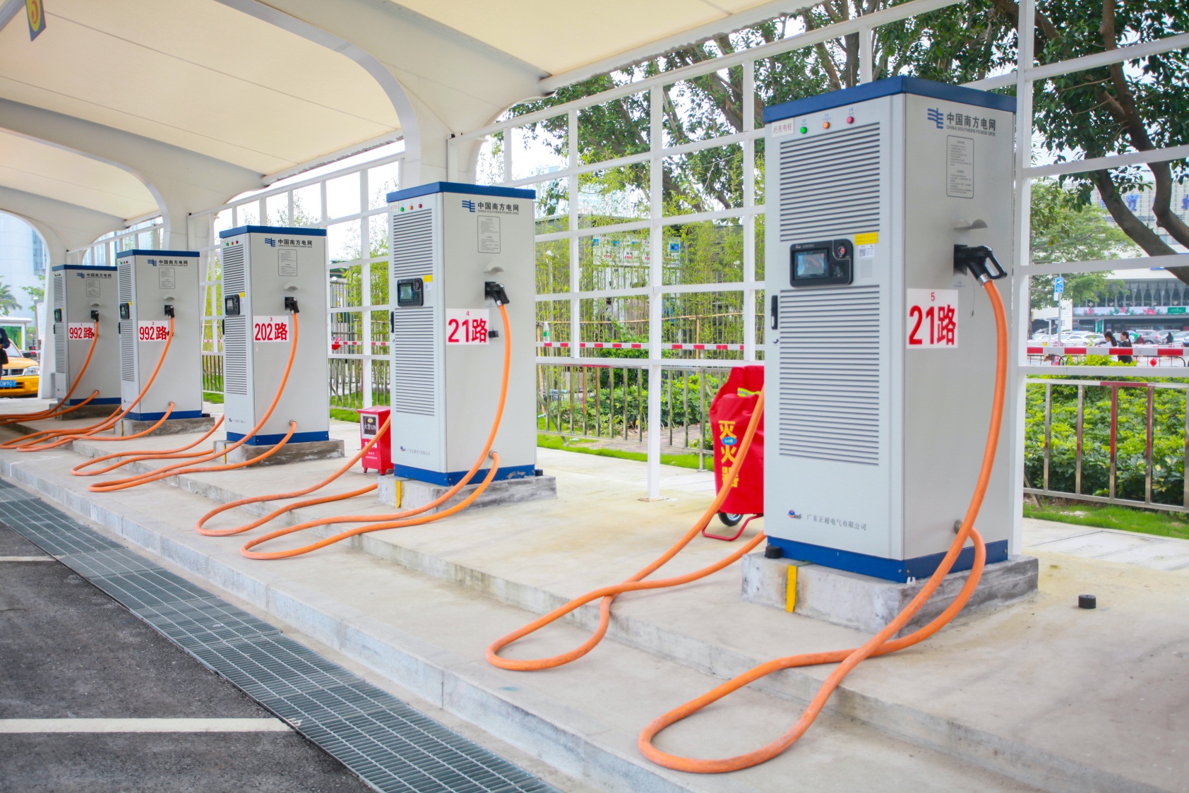 Zhuhai seaside Park charging station